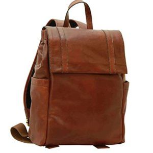 The Old Angler Leather Backpack 100% Calfskin